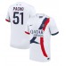 Paris Saint-Germain Willian Pacho #51 Borte Drakt 2024-25 Kortermet